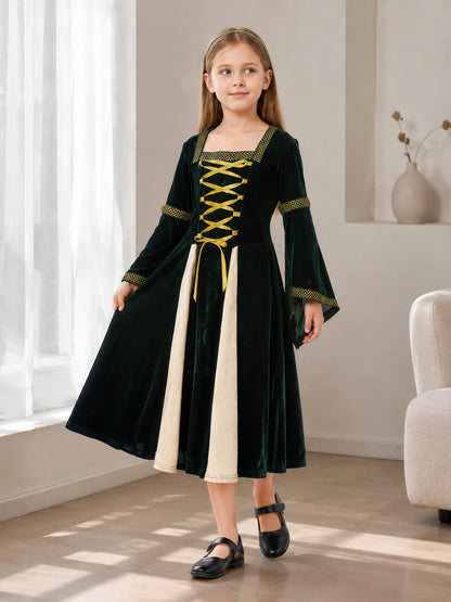 Medieval Cosplay Costume with Bishop Sleeves lifestyle view