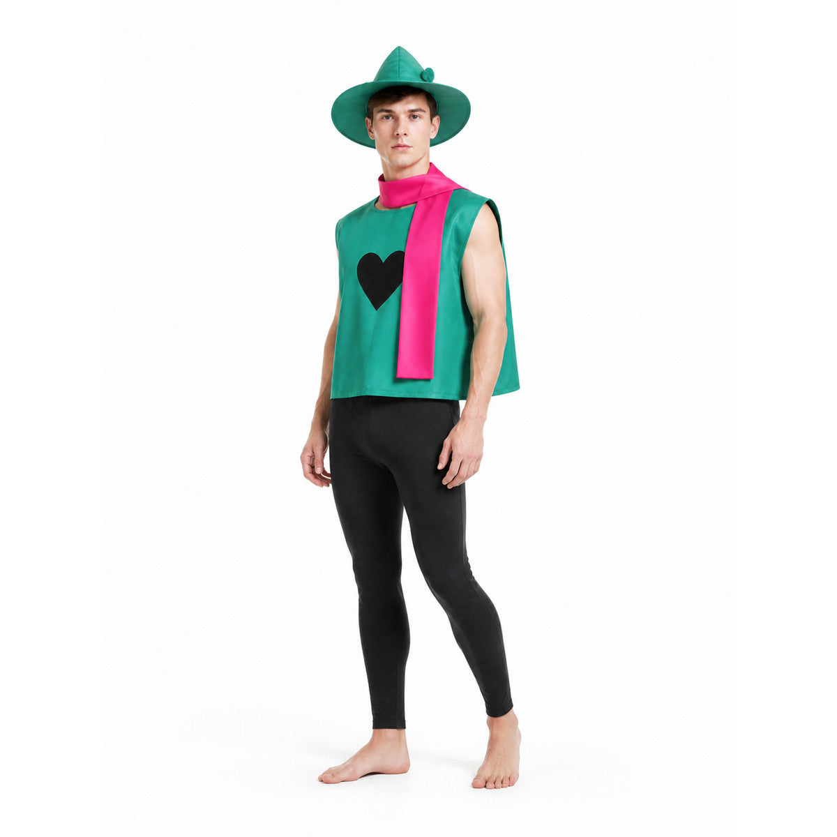 Ralsei Cosplay Costume from Undertale with Hat and Scarf Costume Headwear detail