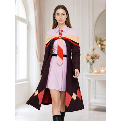 Megumin Cosplay Costume: Shirt, Skirt, Cloak, Hat