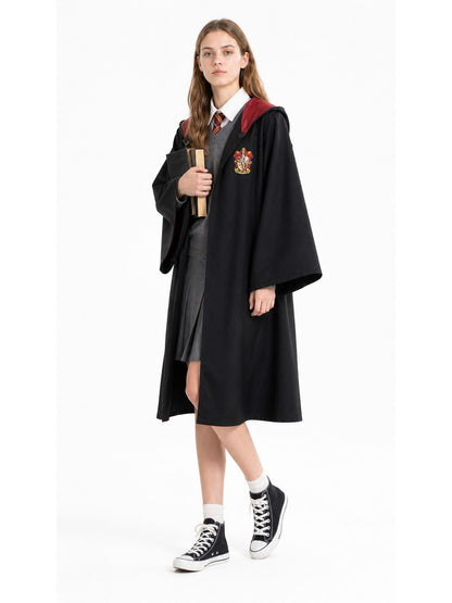 Costume with a Long Black Robe and Red Lining Costumes detail