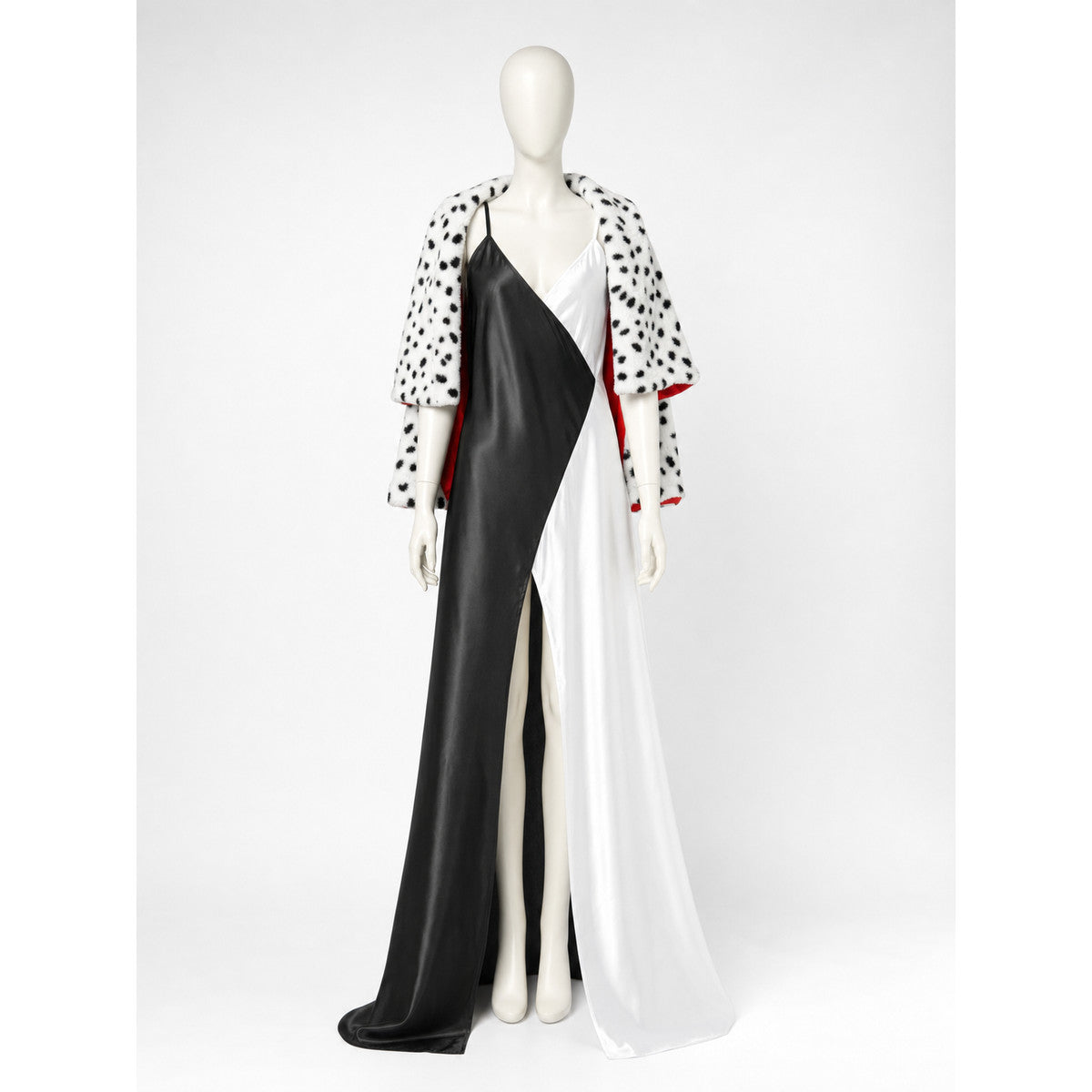Cruella Cosplay Costume: Dress and Jacket