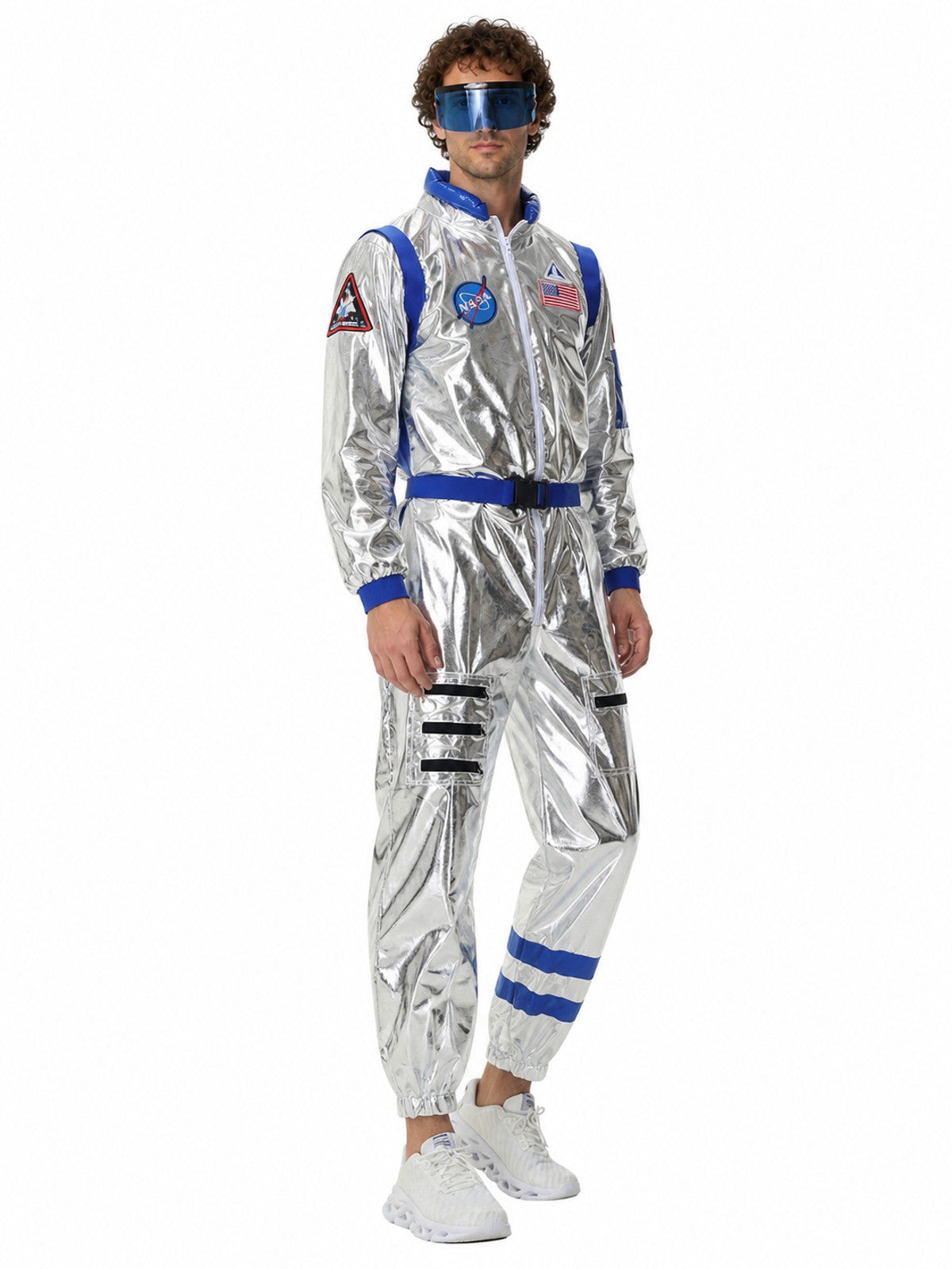 Astronaut Jumpsuit with NASA Patches for Stage Performances