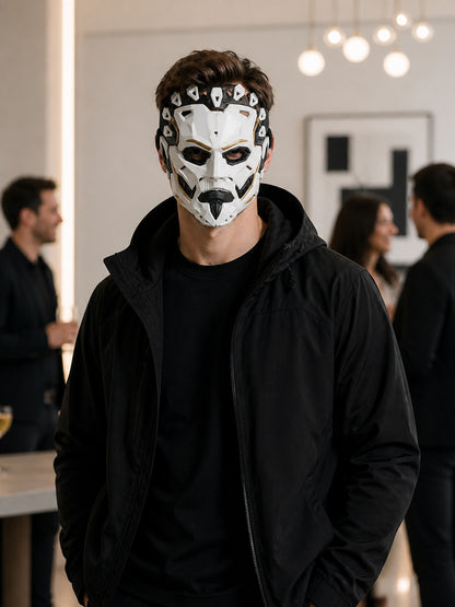 Mechanical Carnival Mask for Halloween and Cosplay lifestyle view
