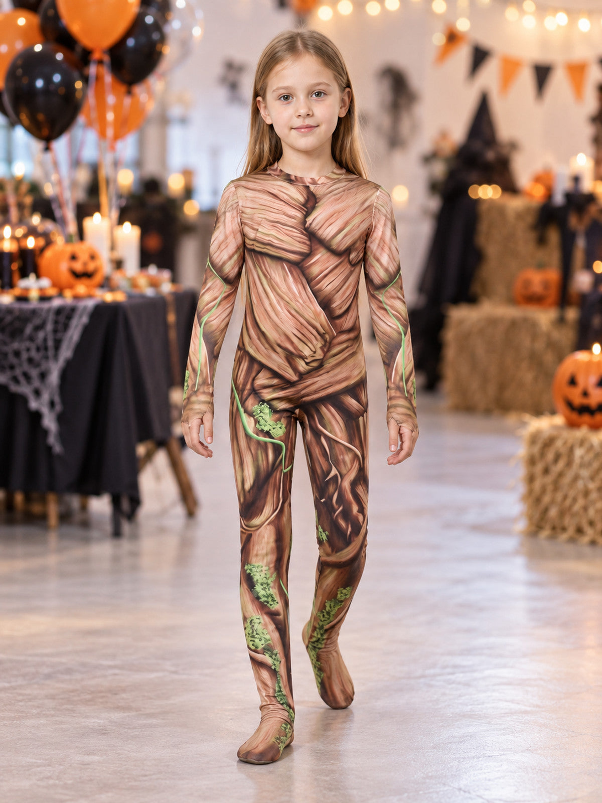 beige groot_tree_person_cosplay_jumpsuit product image 2
