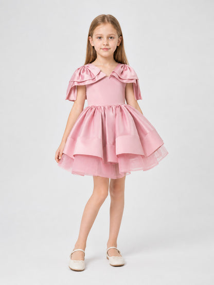 Puffy Dress with a Short Front and Longer Back Costume Dresses detail