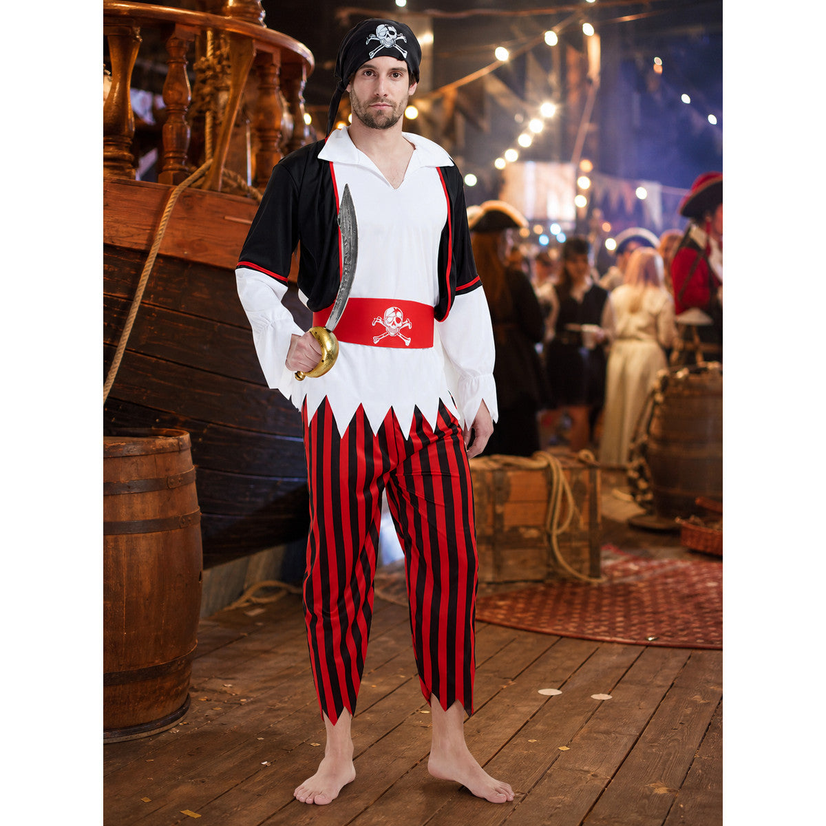 Jack Sparrow Pirate Costume for Halloween lifestyle