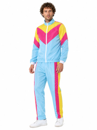 Stage Costume with Geometric Print for Parties