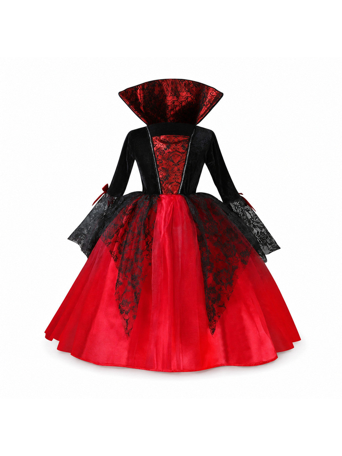 Girls' Stitch Cosplay Dress Cute Cartoon Movie Same-Style Costume for Halloween
