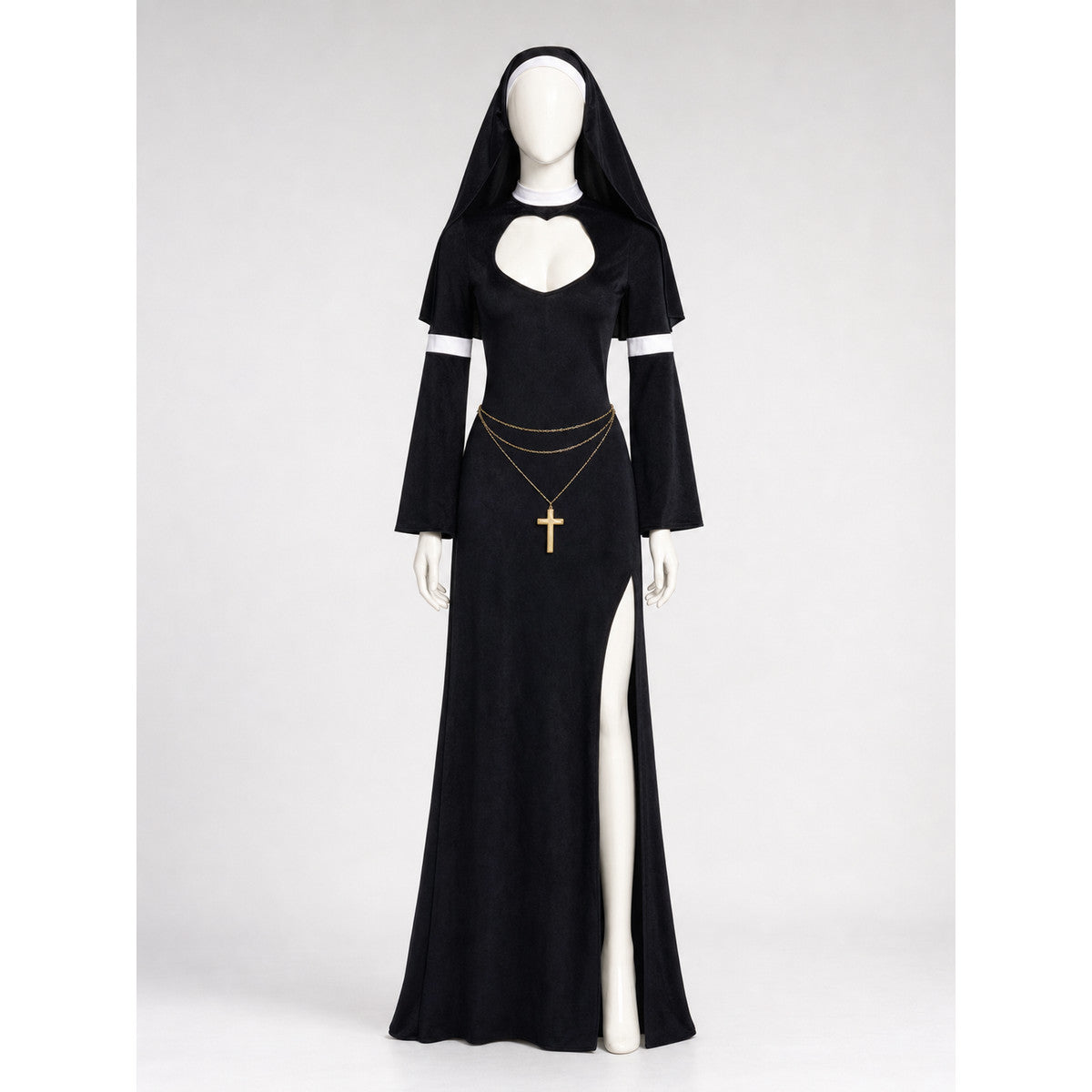Religious-Themed Hooded Cosplay Costume