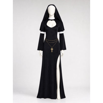 Religious-Themed Hooded Cosplay Costume