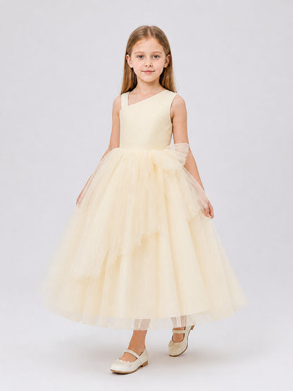 Full-Length Party Dress with a Tulle Skirt Costume Dresses detail