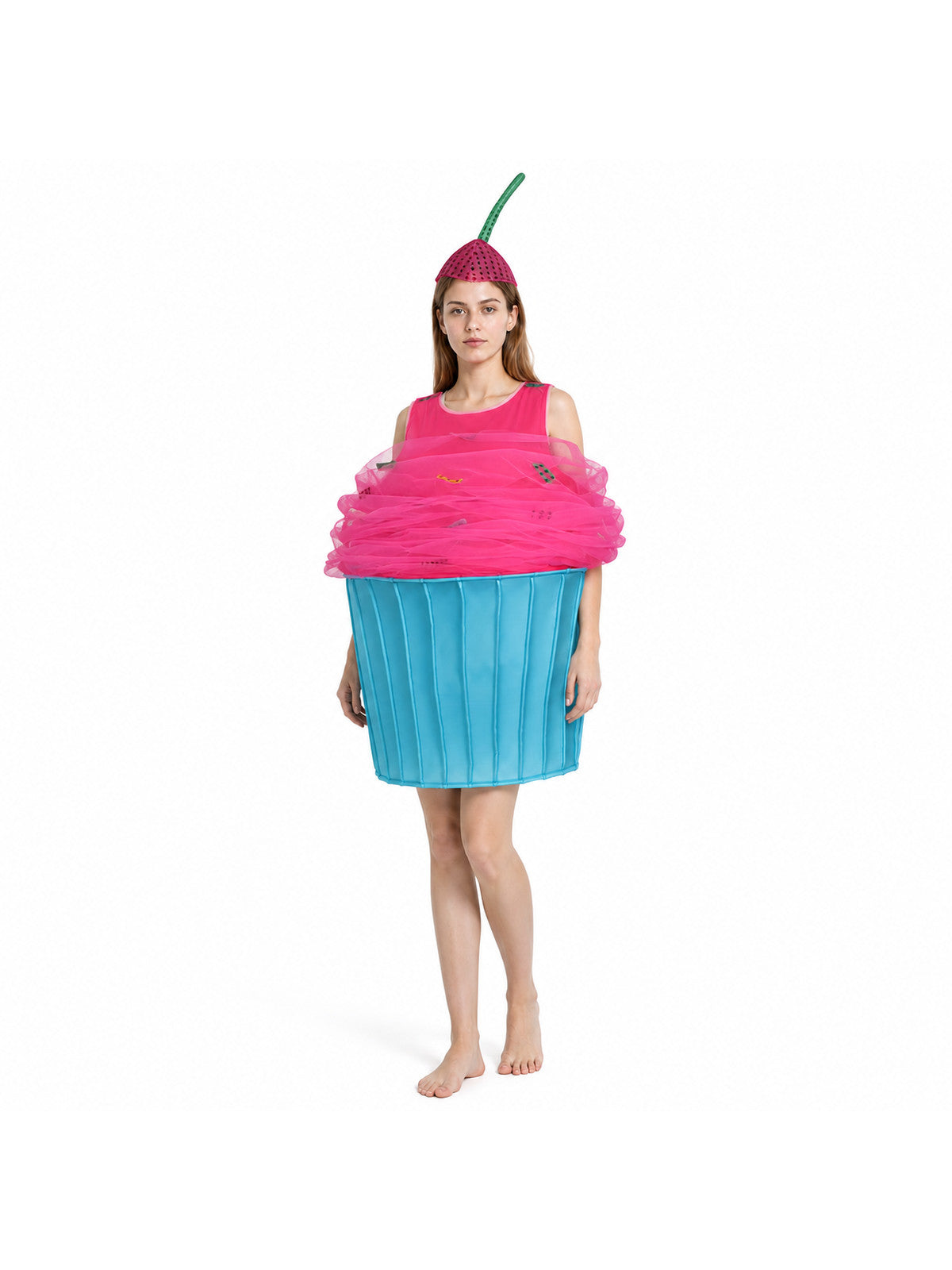 Cupcake Carnival Costume with Cosplay Hat Costume Headwear detail
