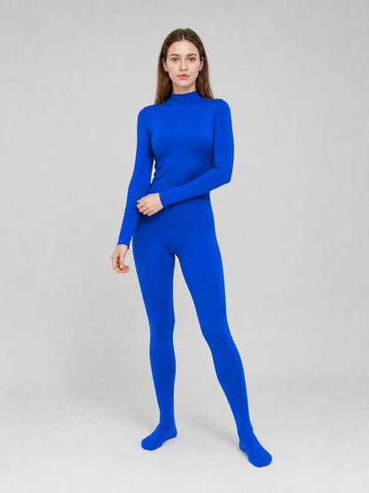 Blue Invisibility Suit for Cosplay and Stage Performances