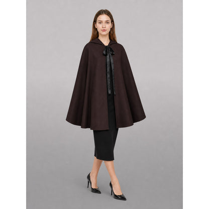 Brown Carnival Cloak with Hood