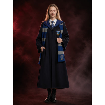 Kids Wizard Robe Costume Set with Striped Scarf and Tie main product view