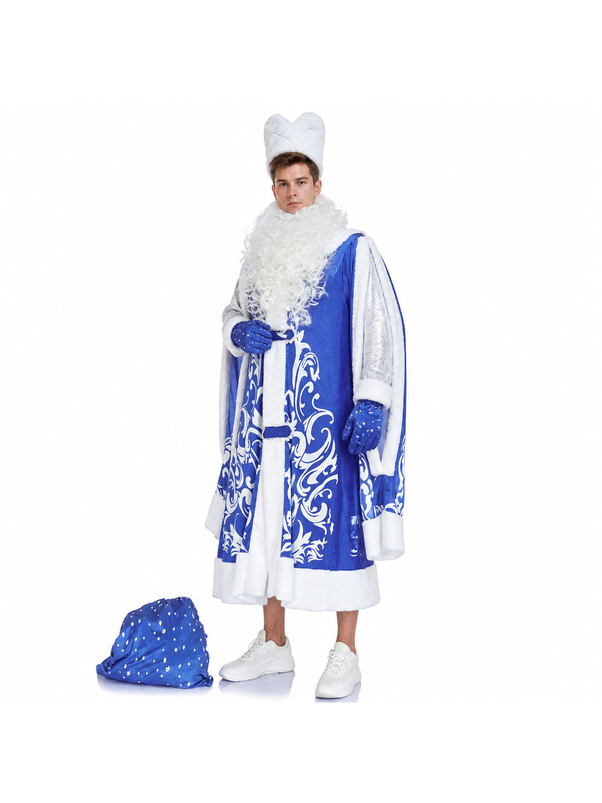 Santa Claus Costume with White Trim