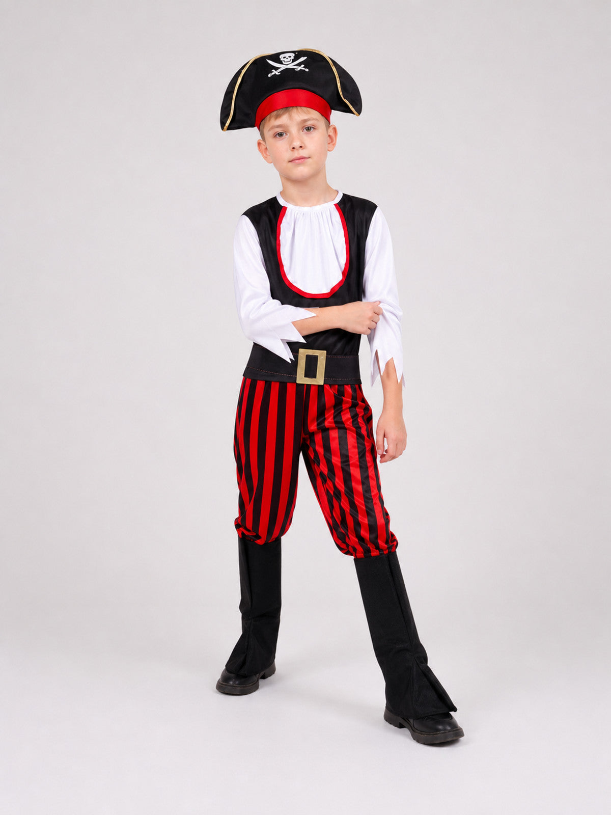 Pirate Costume for Carnival with Hat and Belt