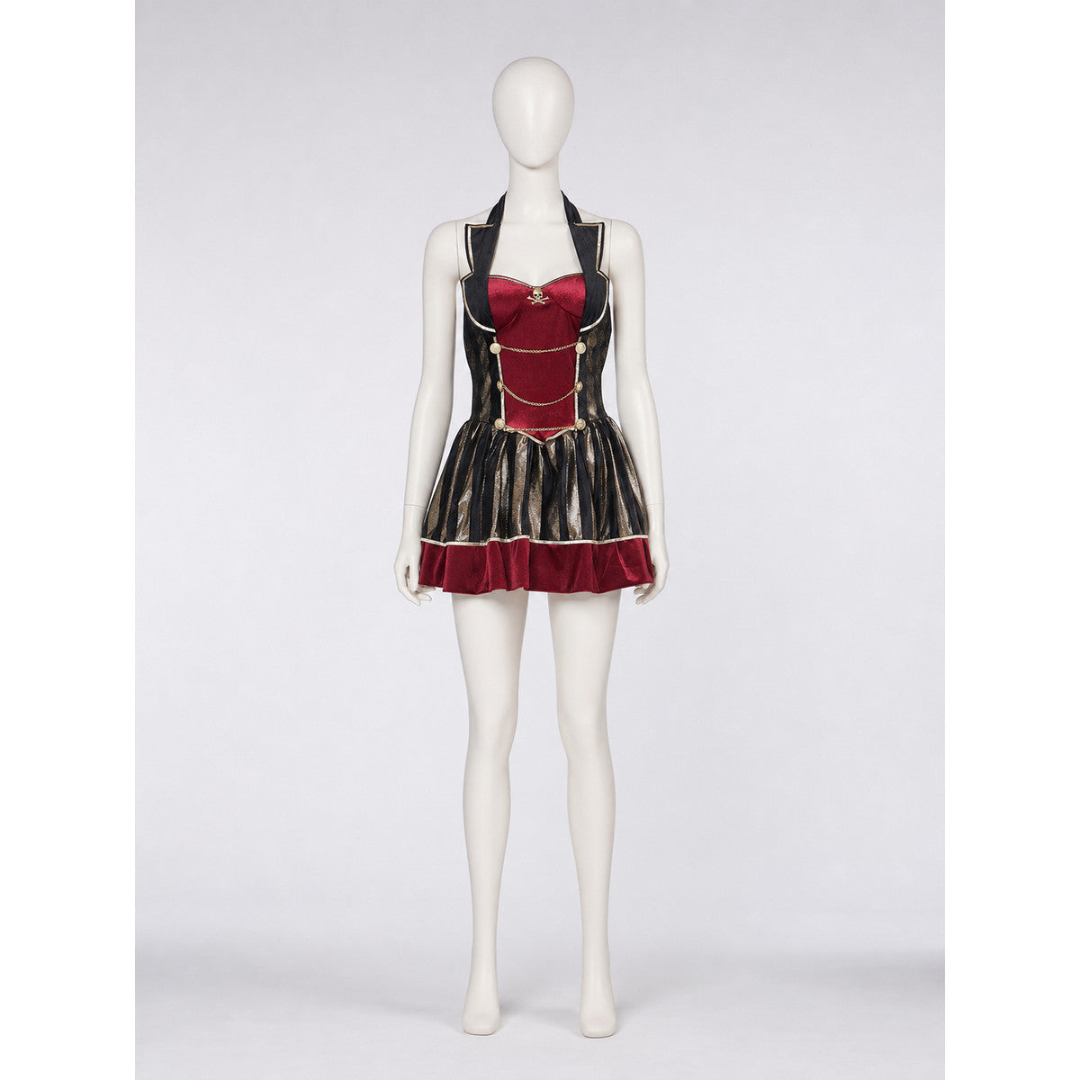 Pirate-Style Carnival Dress with Decorative Details Costume Dresses detail