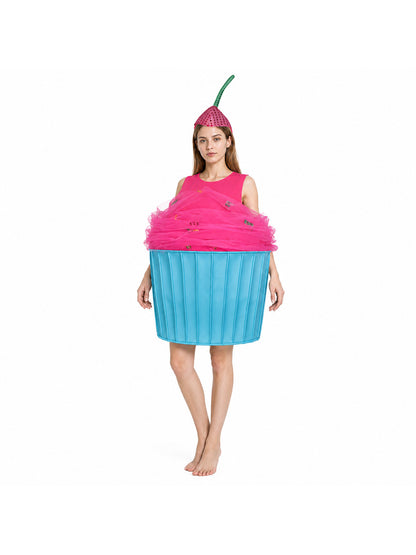 Cupcake Costume with Headwear for Parties