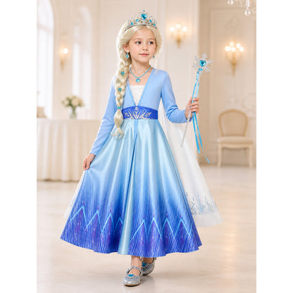 Snow Queen Carnival Costume for Halloween lifestyle view