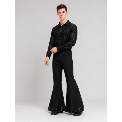 Retro Costume with Shirt and Flared Pants Costumes detail