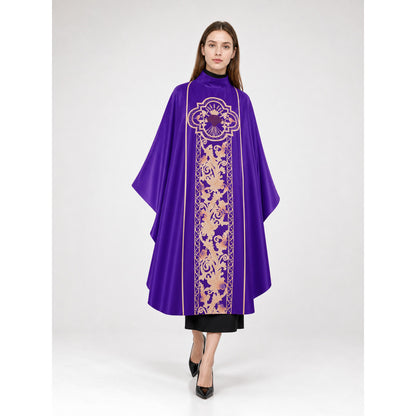 Purple Carnival Cloak with High Collar occasion guide