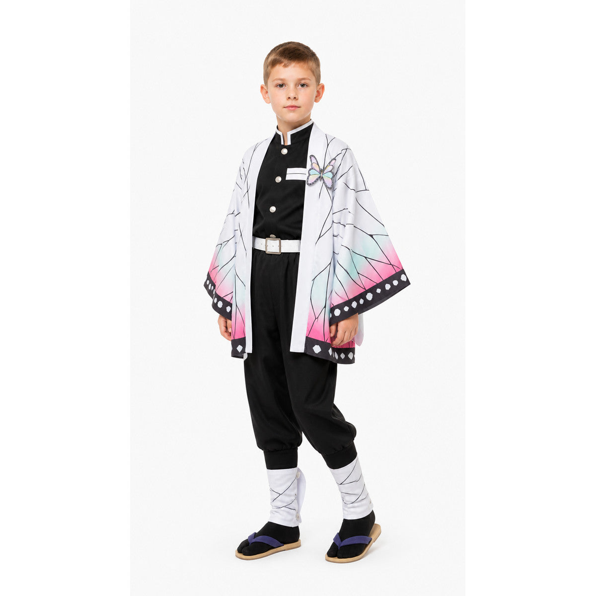 Shinobu Demon Slayer Cosplay Costume with Cape Costume Capes detail
