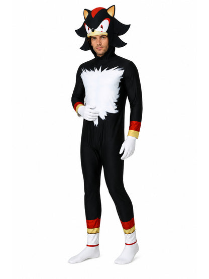 Sonic One-Piece Costume with Hood and Gloves Costumes detail