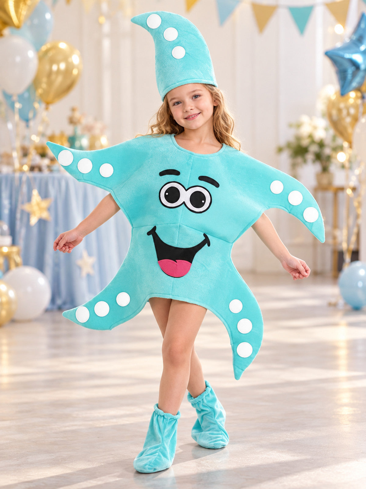 Kids' Starfish Costume with Headpiece
