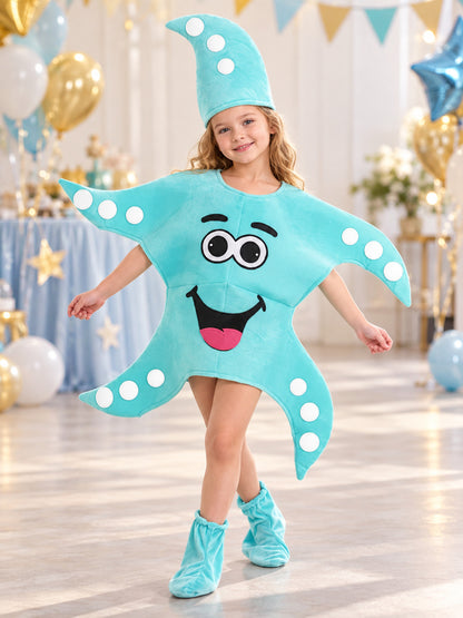 Kids' Starfish Costume with Headpiece