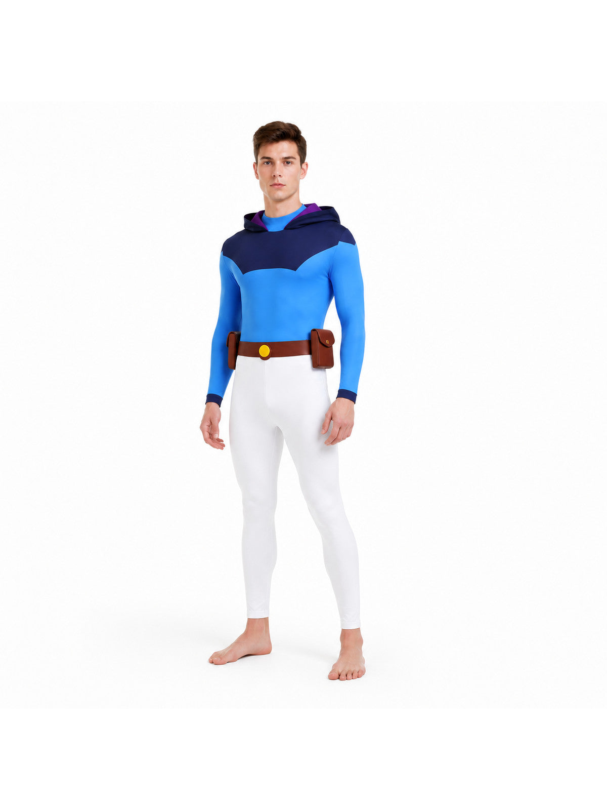 Omni-Man Cosplay Costume with Hood and Belt Costumes detail