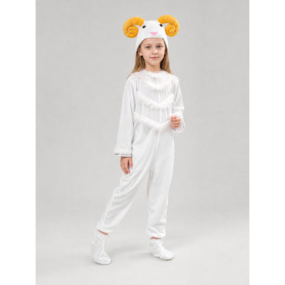 Children’s Sheep Costume, Hooded Jumpsuit