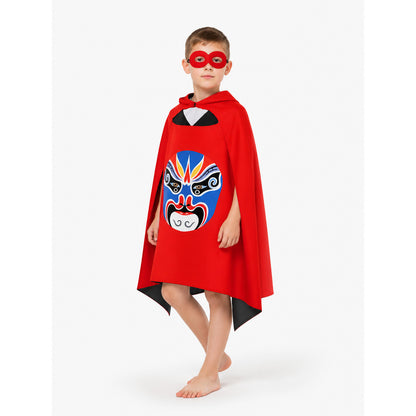Children’s Halloween Cape with Mask and Opera Design product detail