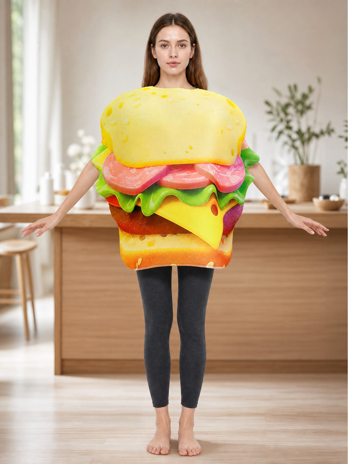 Burger Costume for Parties, Halloween, and Cosplay
