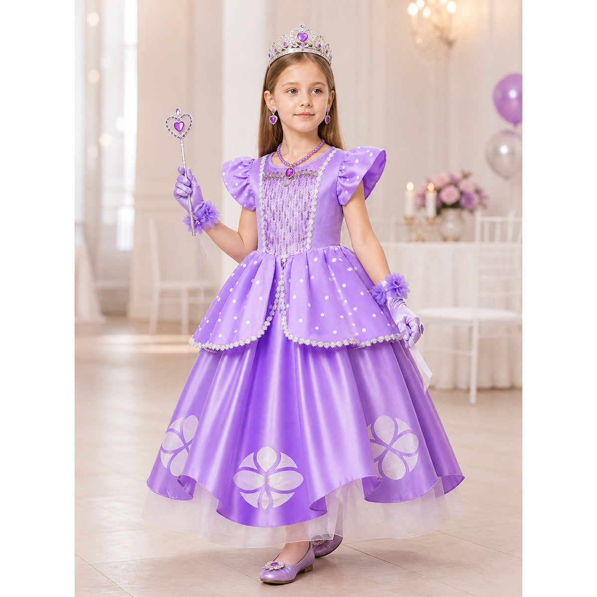 Princess Carnival Costume for Halloween and Cosplay lifestyle view