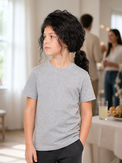 Black Long Curly Cosplay Wig with Low Ponytail