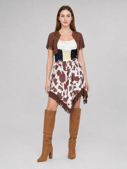Western-Style Fringe Stage Costume