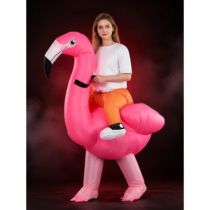 Funny Inflatable Flamingo Costume for Halloween Christmas main product view