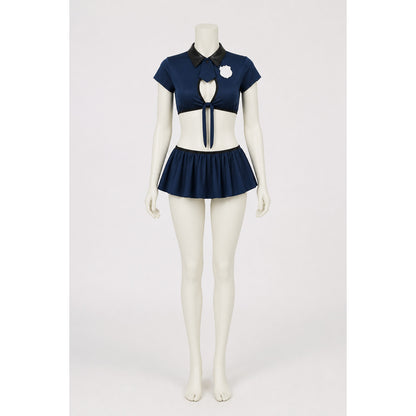 Police Costume with Short Top and Skirt Costumes detail