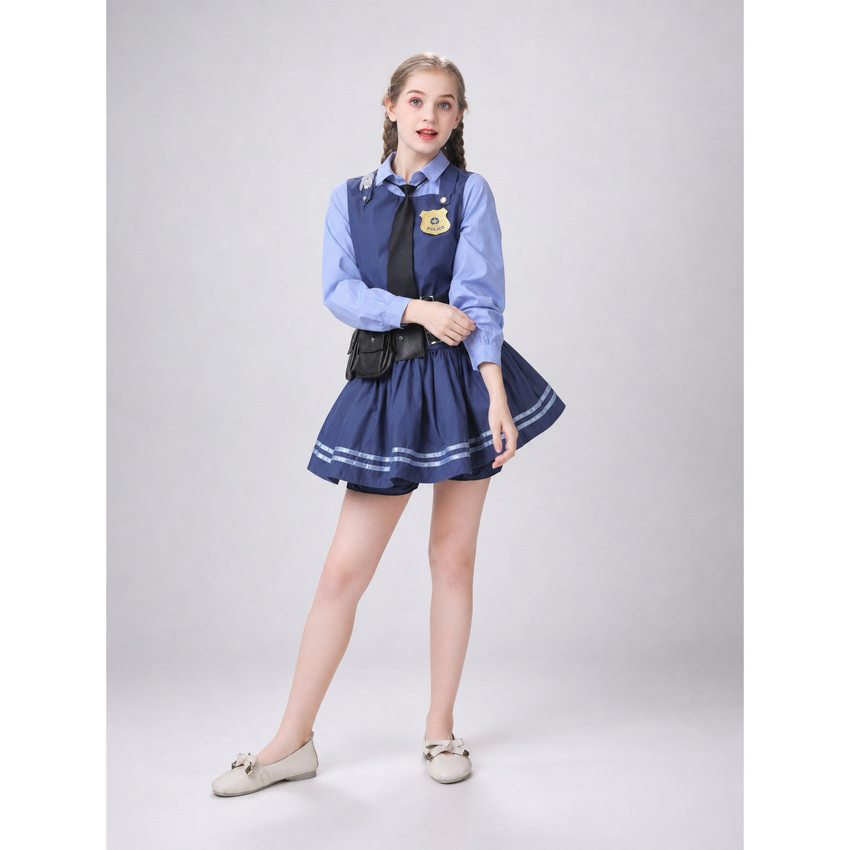 Judy Police Officer Costume with Skirt