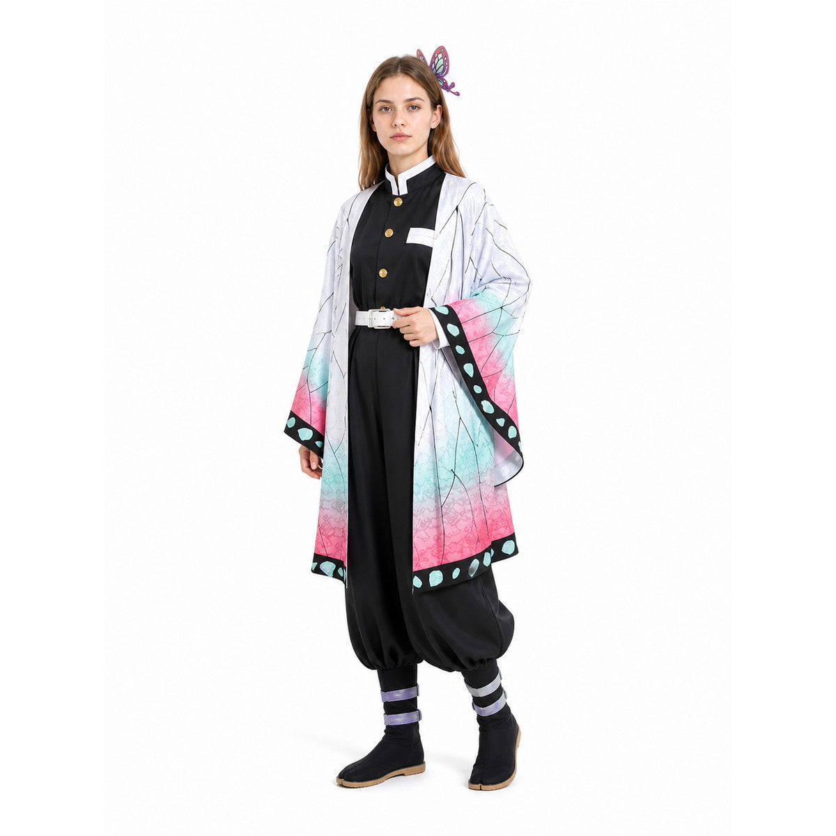 Demon Slayer Shinobu Kocho Cosplay Costume Costumes detail