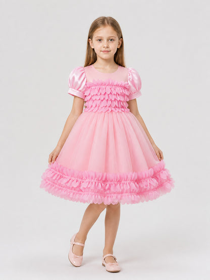 Tutu Dress with 3D Petals, Full Skirt Costume Dresses detail