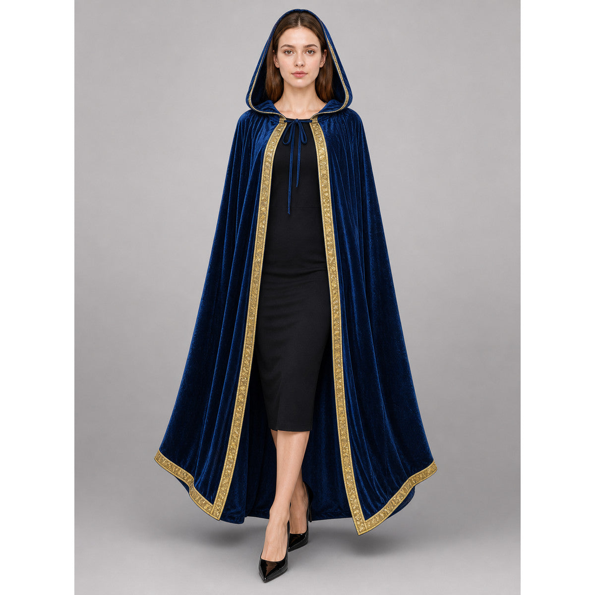 Dark Blue Hooded Costume Cloak occasion guide