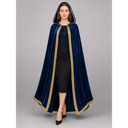Dark Blue Hooded Costume Cloak occasion guide
