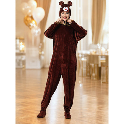 Brown Bear Costume, Jumpsuit