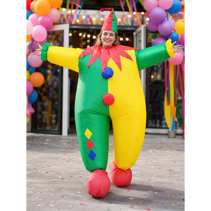 Inflatable Clown Costume for Parties and Celebrations lifestyle view