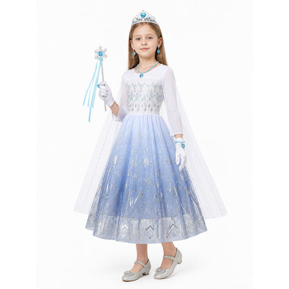 Elsa Princess Costume with Dress and Accessories Costume Dresses detail
