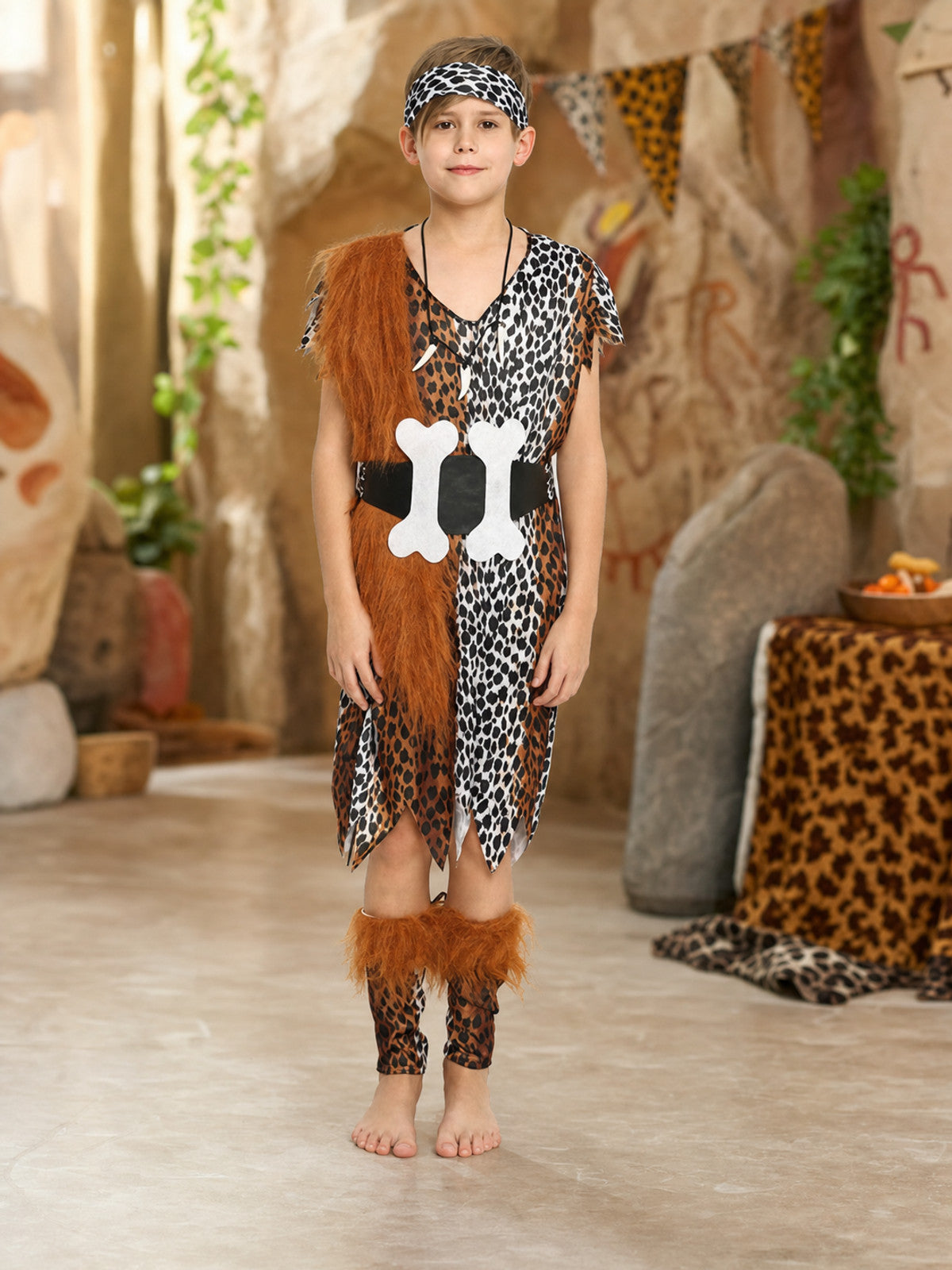 Children's Caveman Costume with Accessories