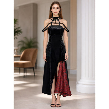 Yor Asymmetrical Cosplay Costume from SPY x FAMILY lifestyle view