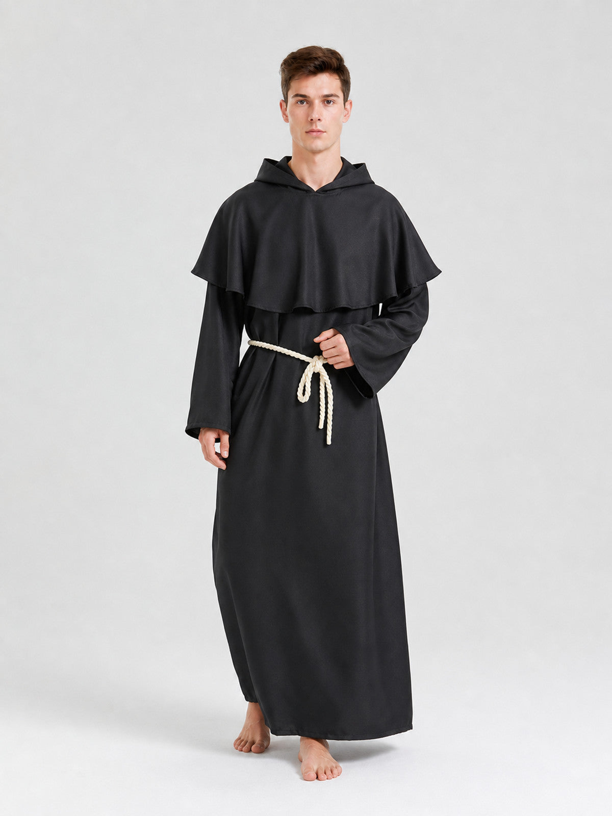 Medieval Hooded Monk Costume